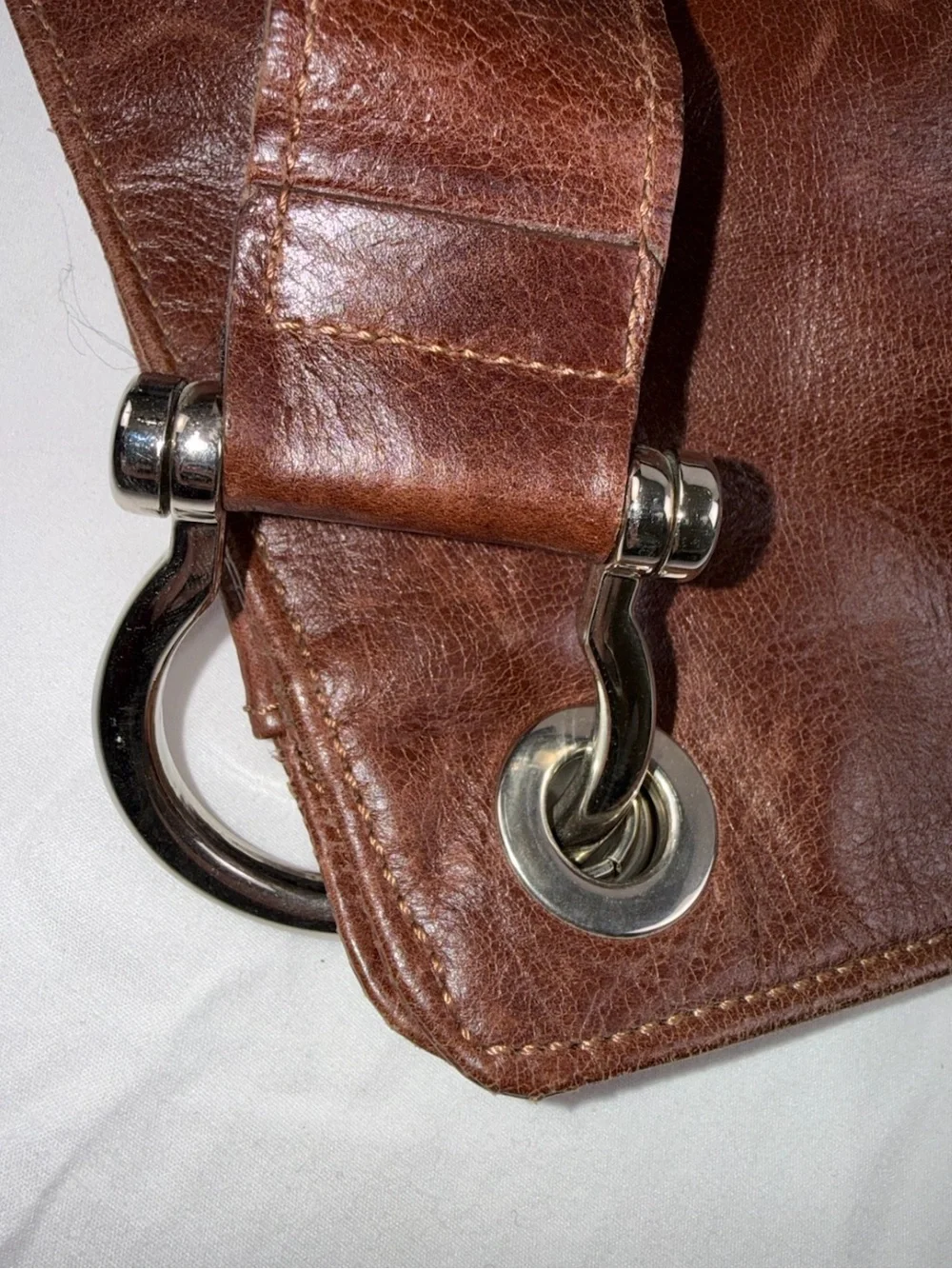 CRIZ Swiss Messenger Unisex Crossbody Bag Handmade Minimalist Quiet Luxury EUC